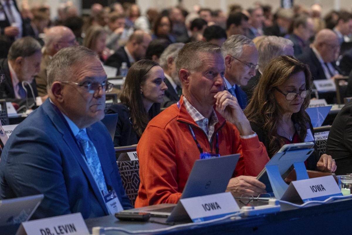 Delegates at the 2023 Interim Meeting of HOD