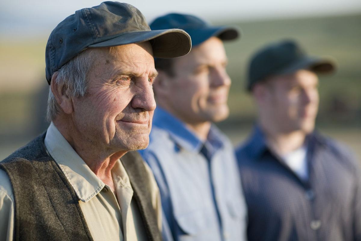 Three farmers