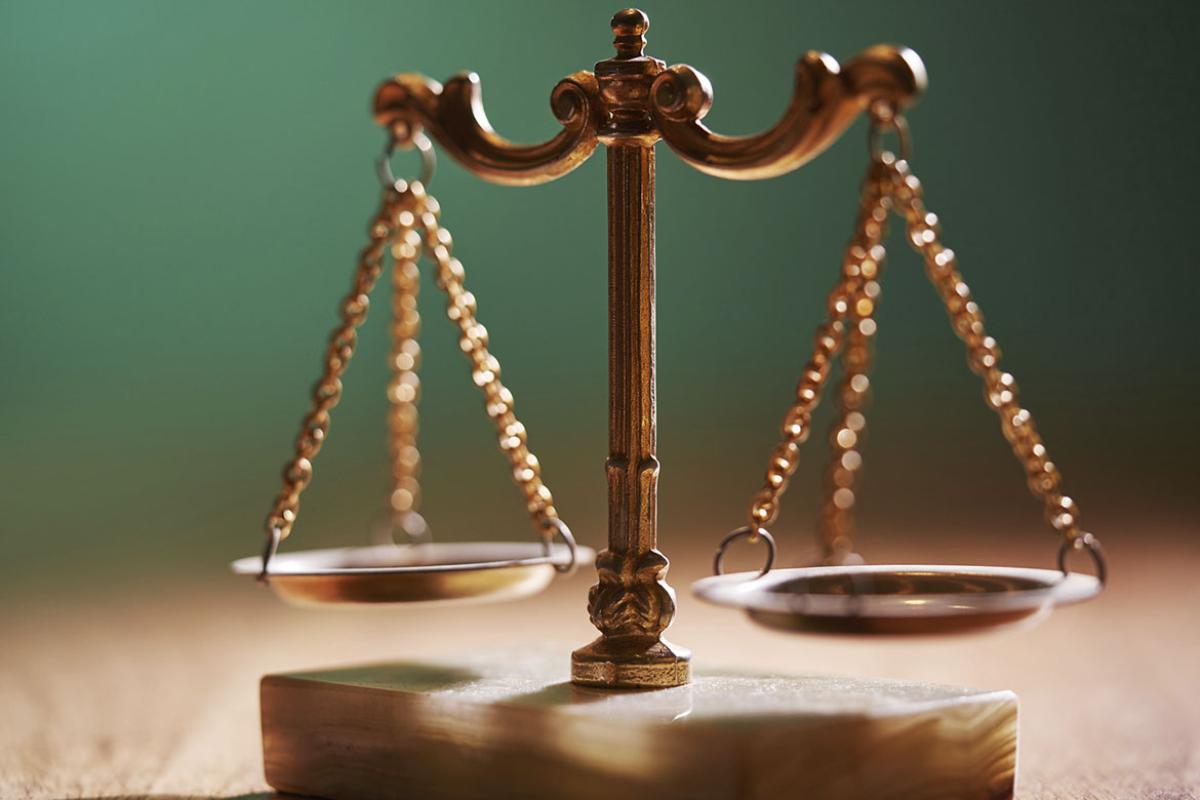 Scale on table top