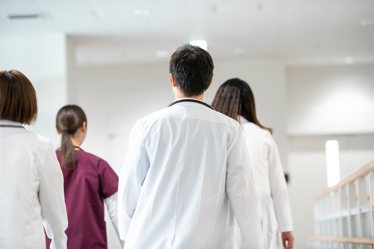 Group of physicians