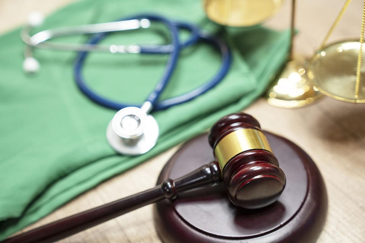Gavel and stethoscope