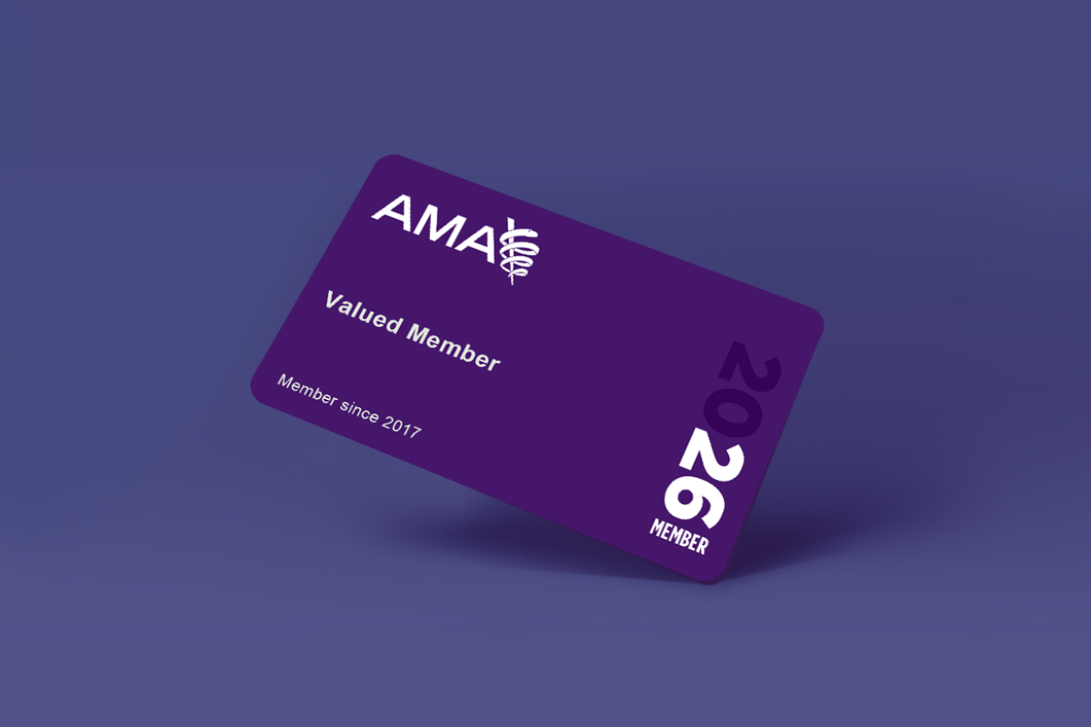 AMA membership card