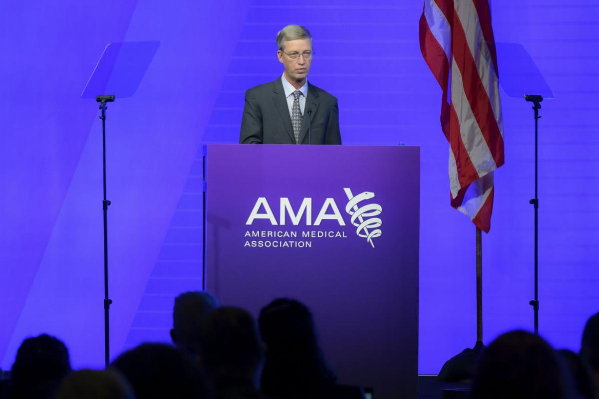 Bruce A. Scott, MD, address at the 2024 AMA Interim Meeting of the HOD