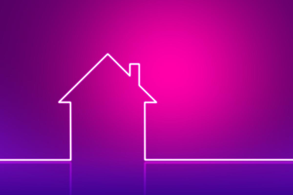 Outline of a house