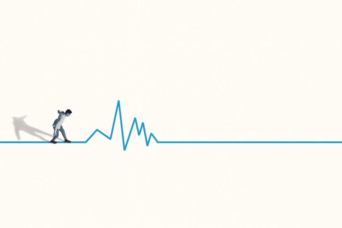 Figure walks on a graph line