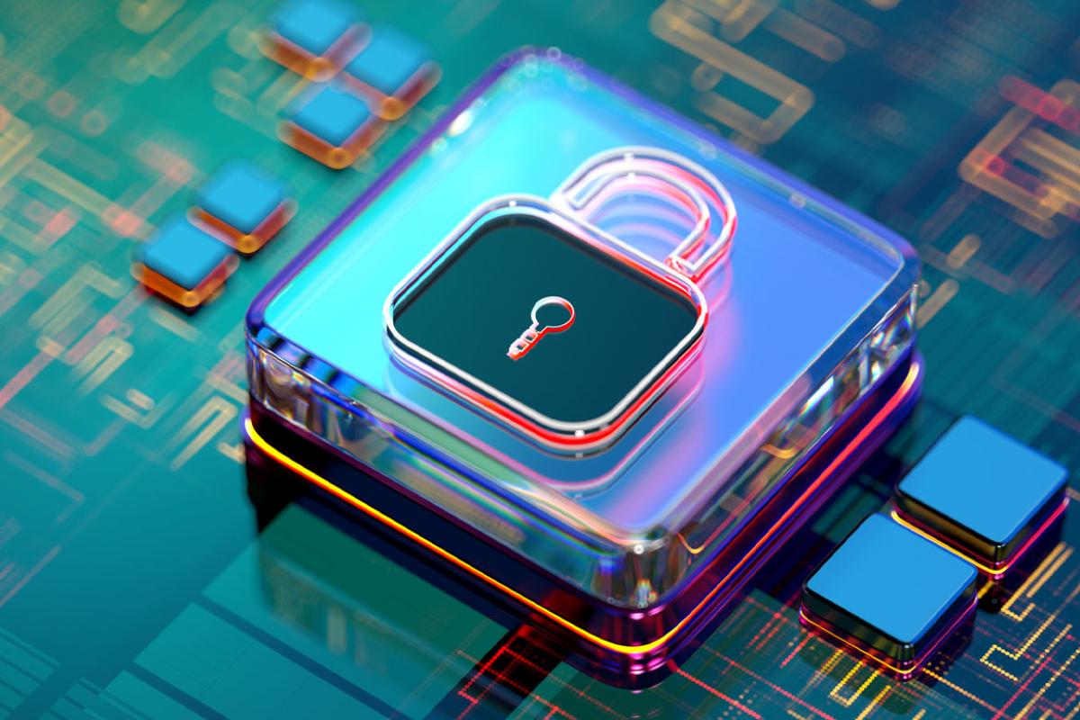 Lock sign on digital cpu