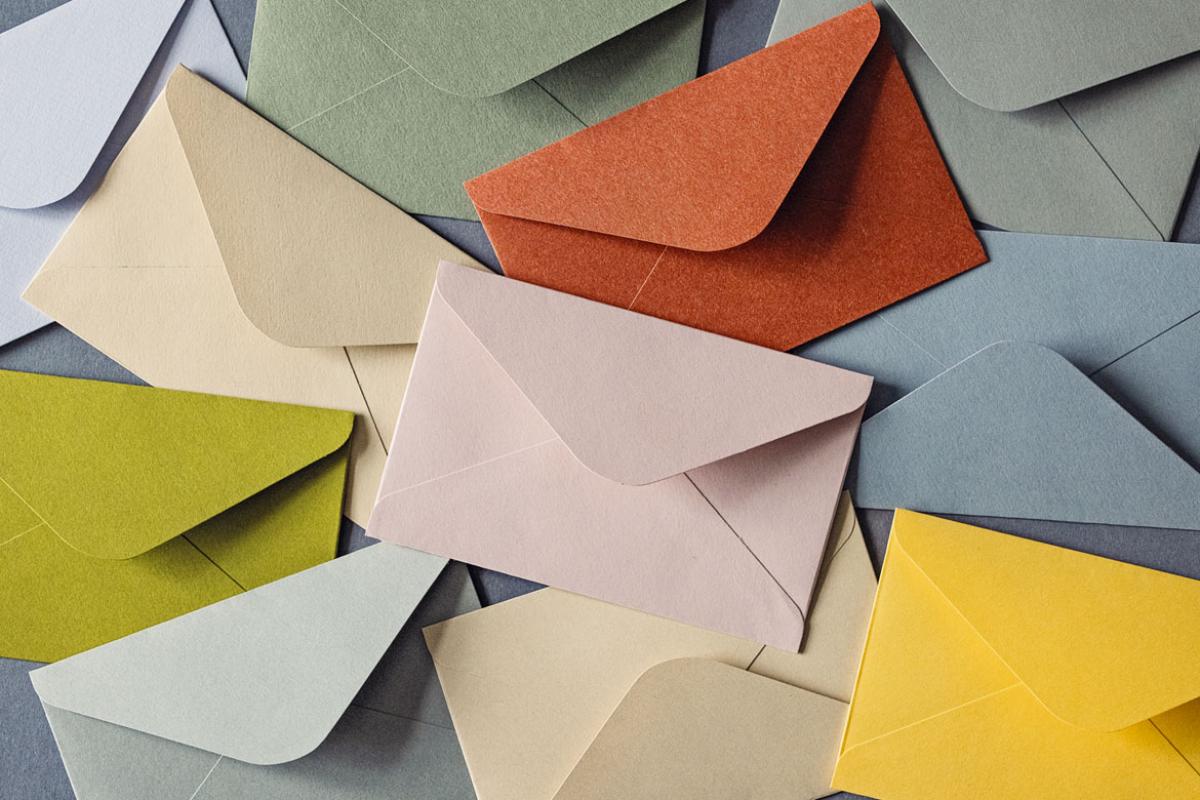 A pile of envelopes