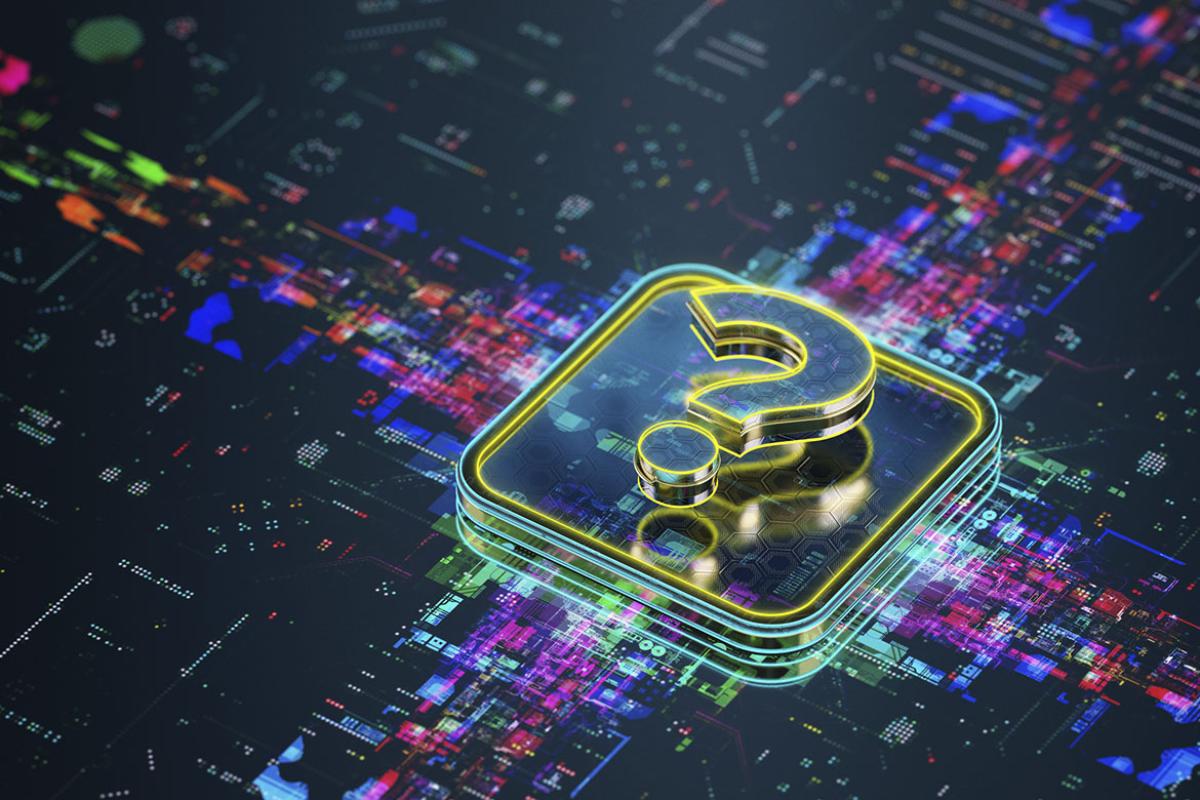 CPU and question icon