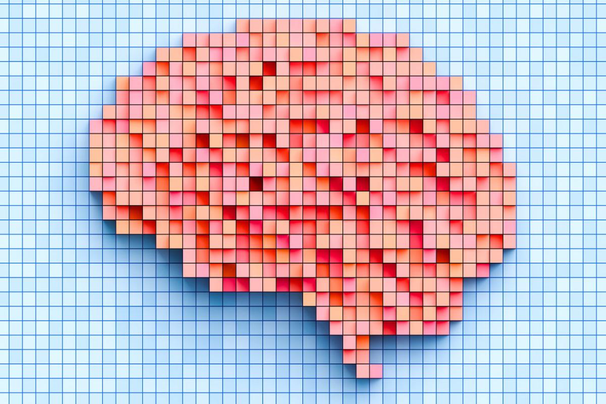 Pixelated human brain