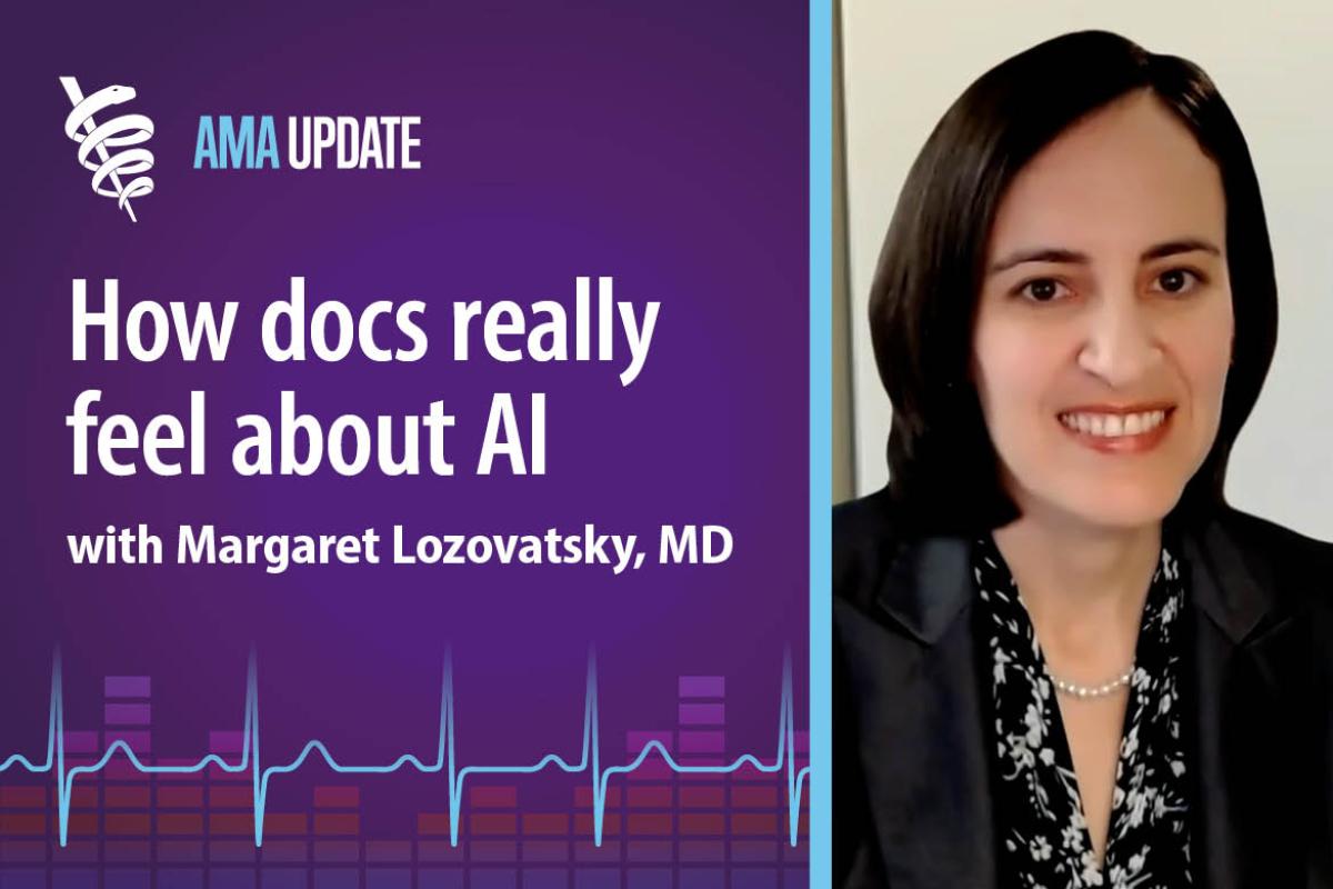 AMA Update for May 12, 2025: Artificial intelligence survey: The benefits of AI in health care and how doctors are using AI