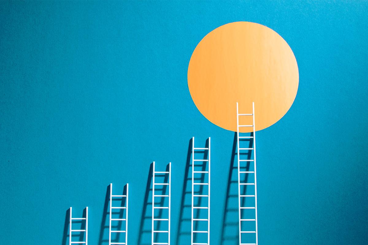 Row of ladders