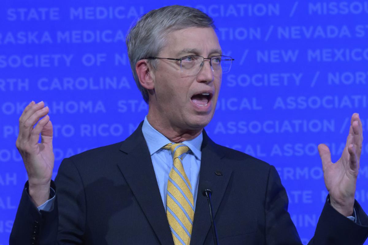 Bruce A. Scott, MD, at the 2025 Annual Meeting of the HOD