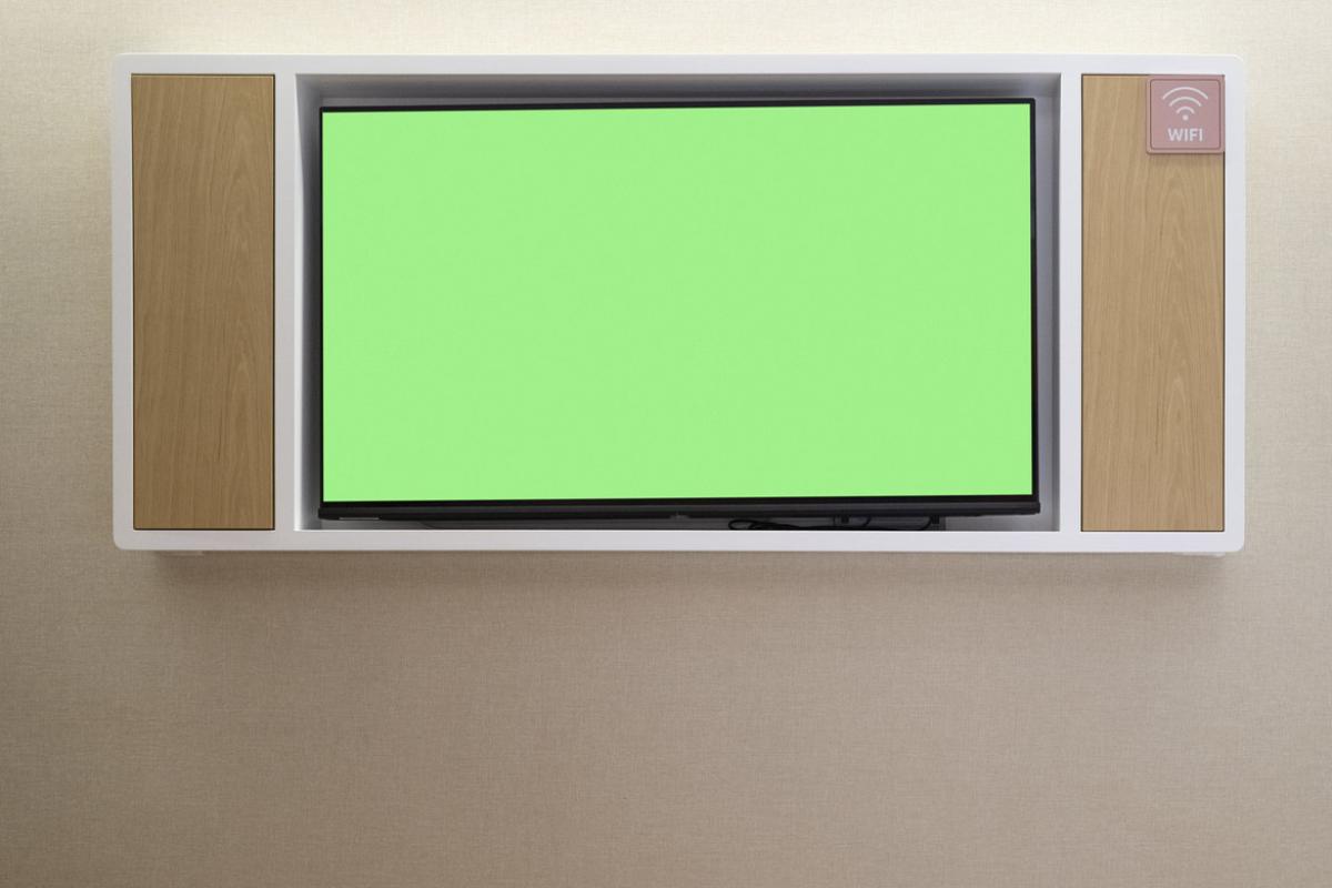 TV on the wall 