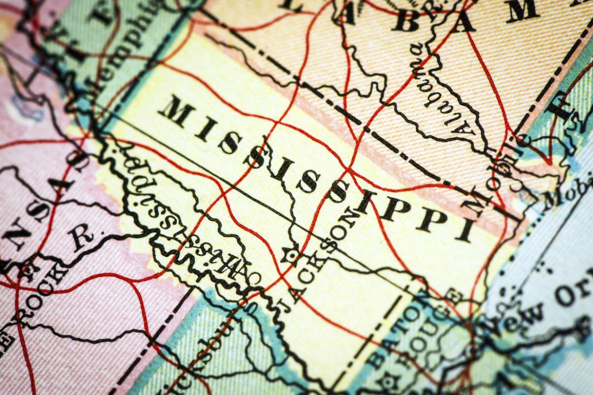 Map of Mississippi