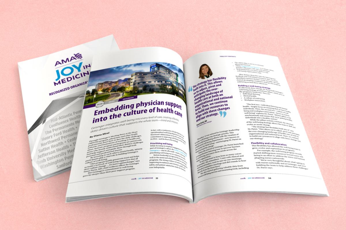 Joy in Medicine magazine: Geisinger