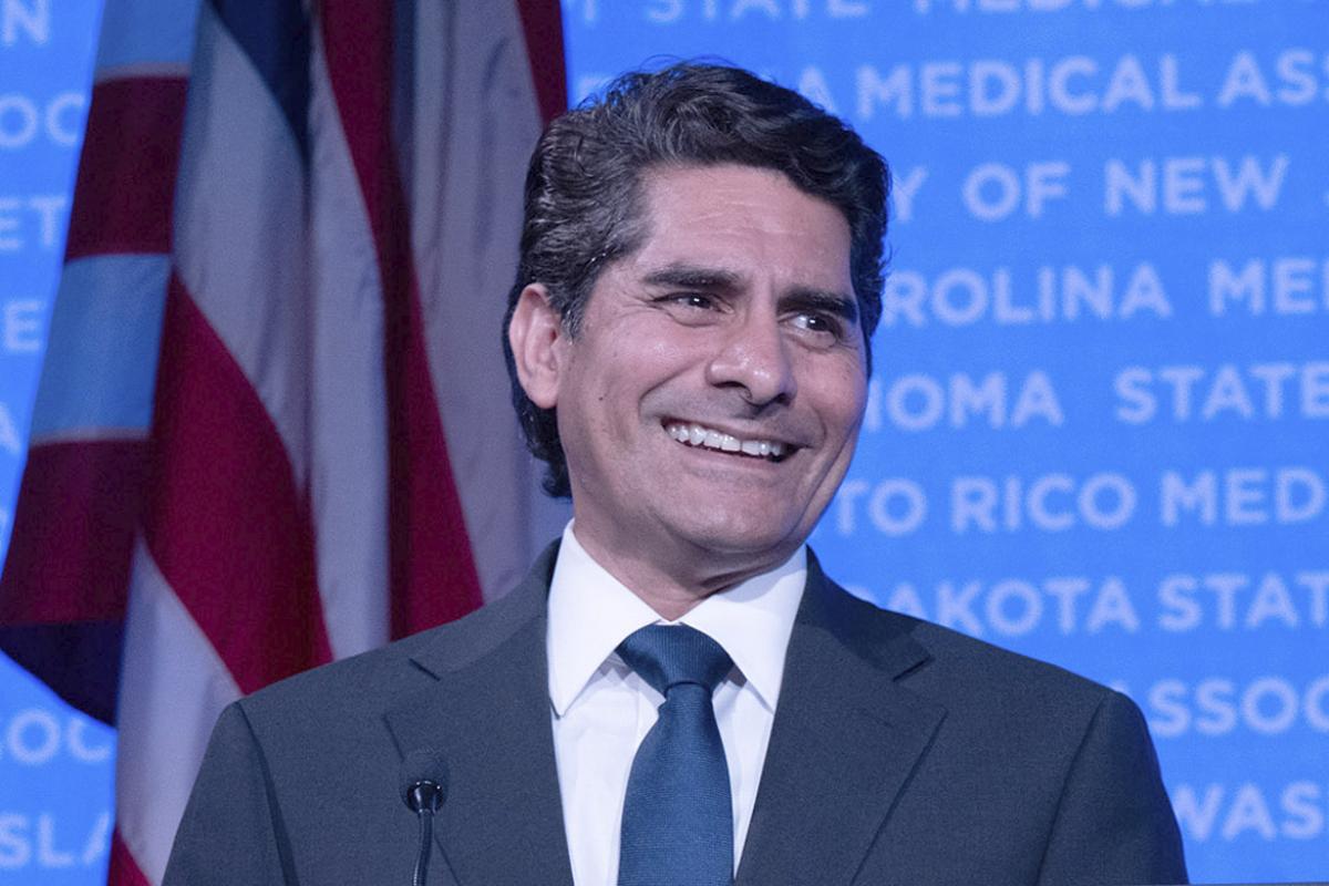 AMA President Bobby Mukkamala, MD, speech at 2026 AMA Annual Meeting smiling