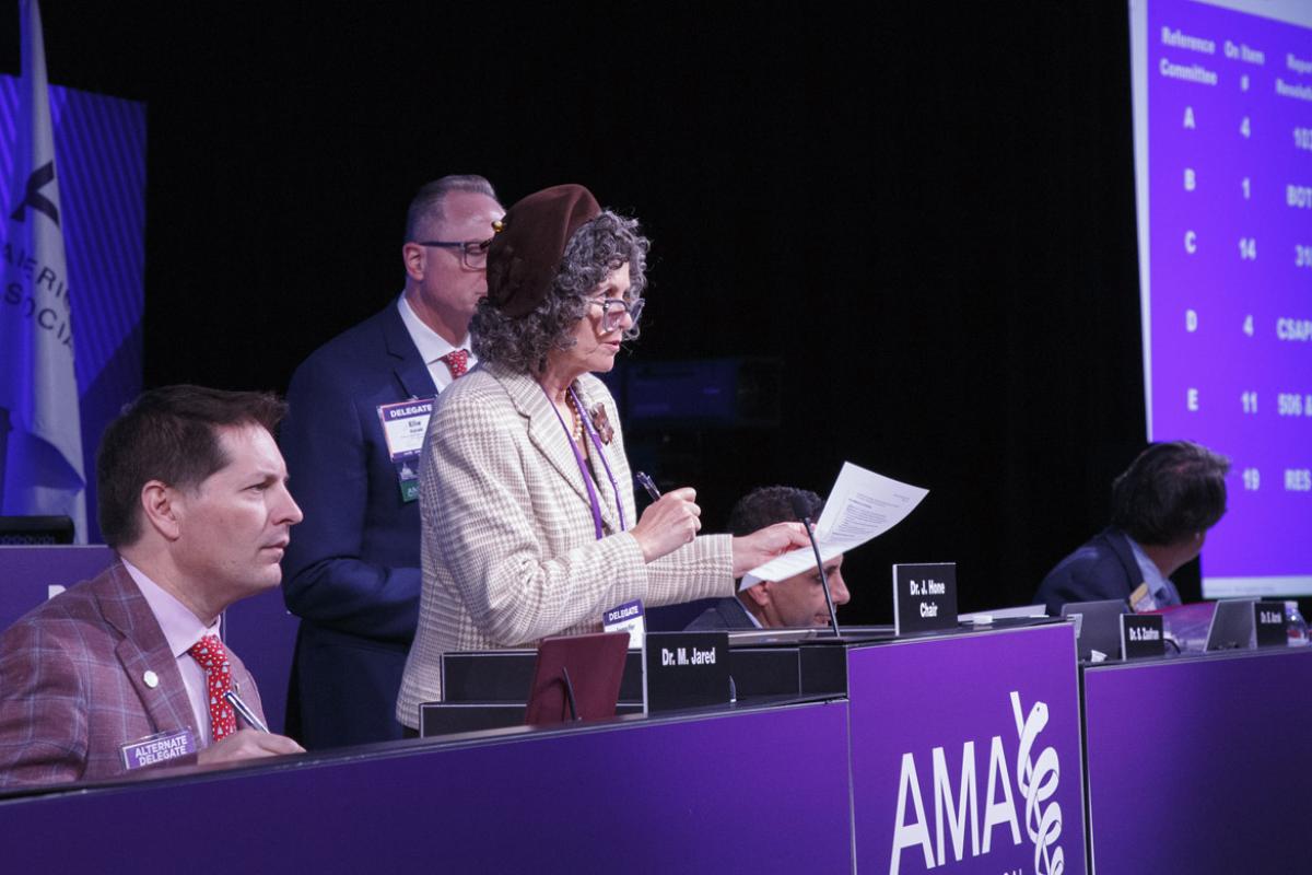 AMA Annual Meeting Reference Committee in session