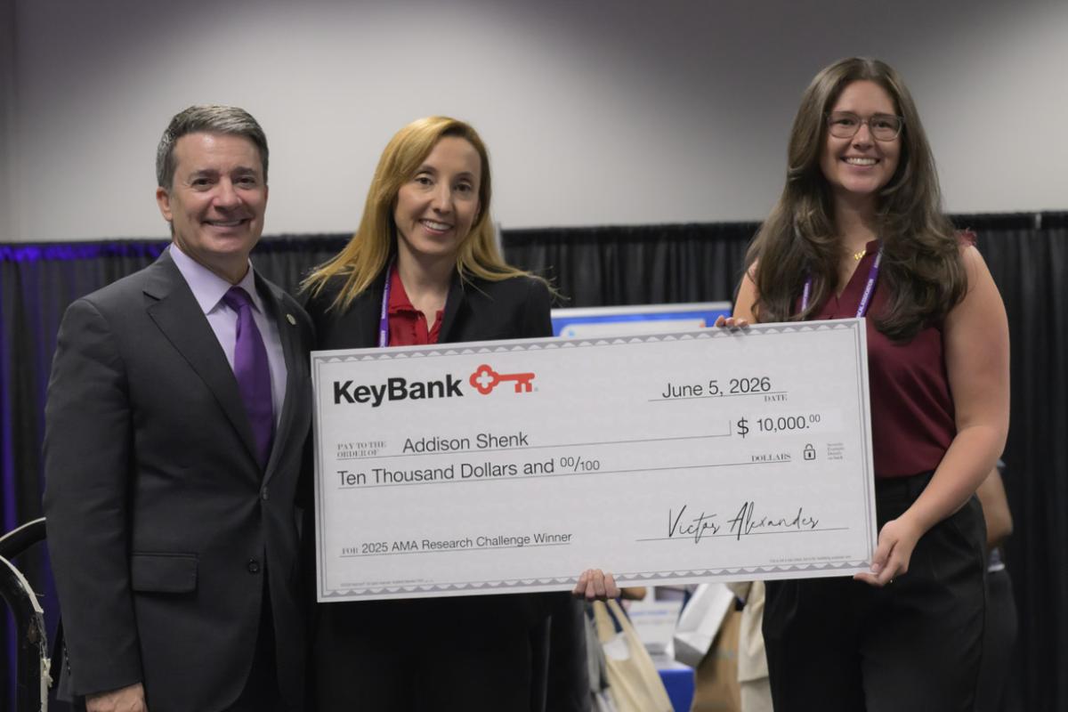 Addison Shenk, DO, Research Challenge winner