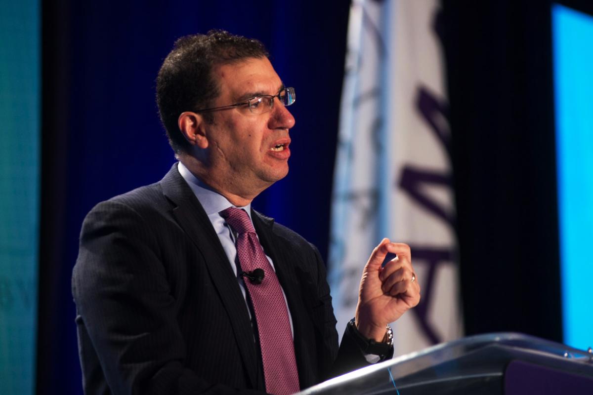 CMS Acting Administrator Andy Slavitt speaking at the 2016 National Advocacy Conference.