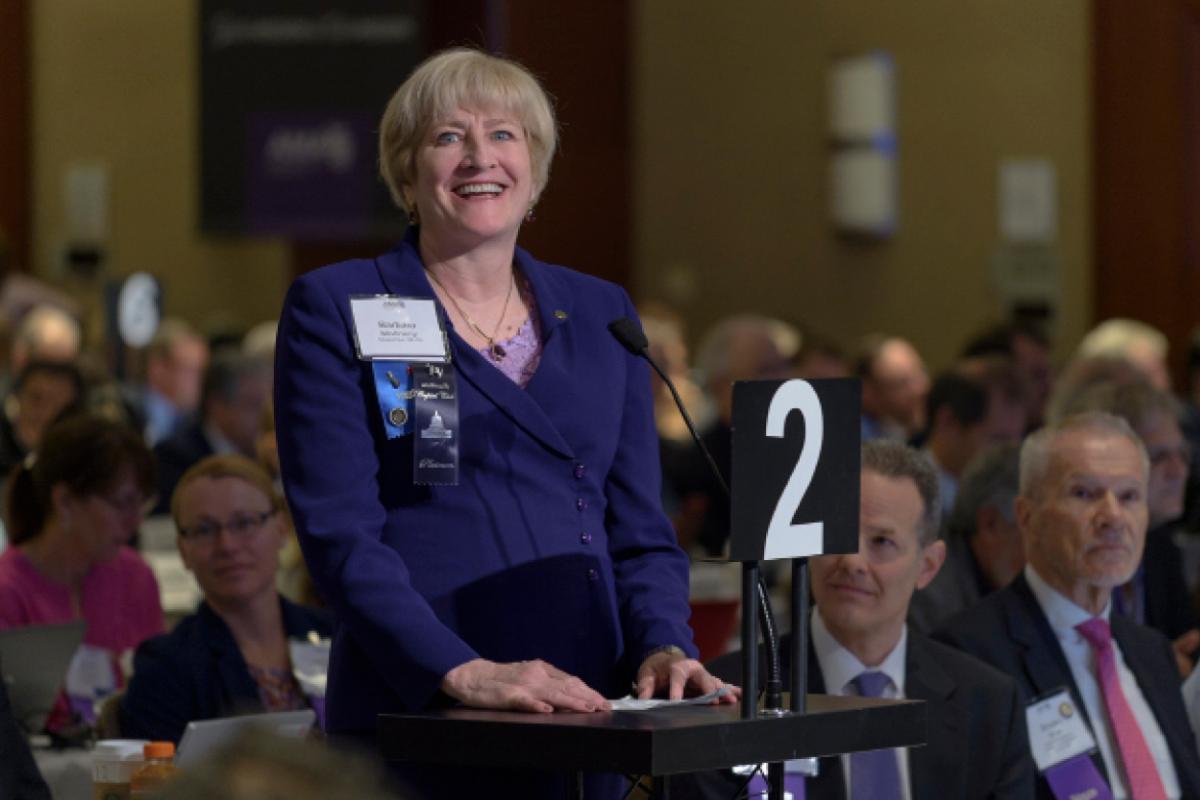 Barbara L. McAneny, MD, an oncologist from Albuquerque, New Mexico.