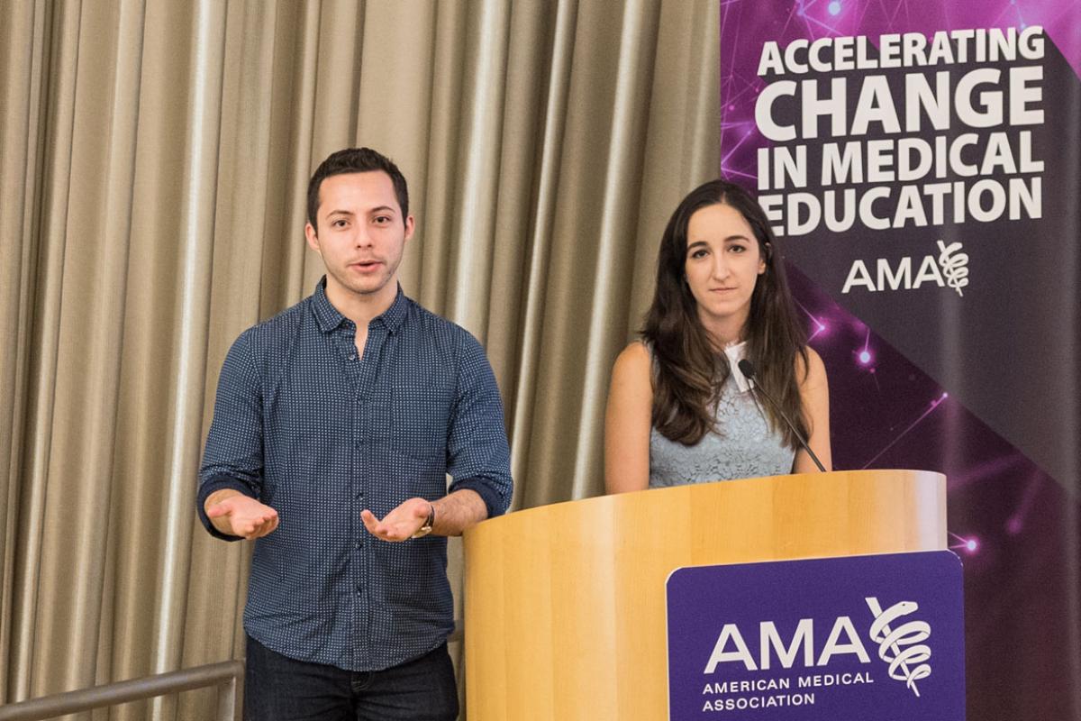 Mayo Clinic medical students Elias Saba and Editt Nikoyan