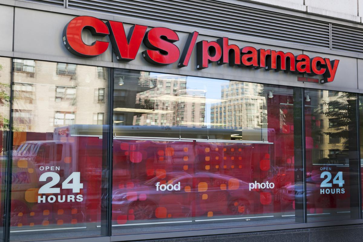 The front of a drugstore