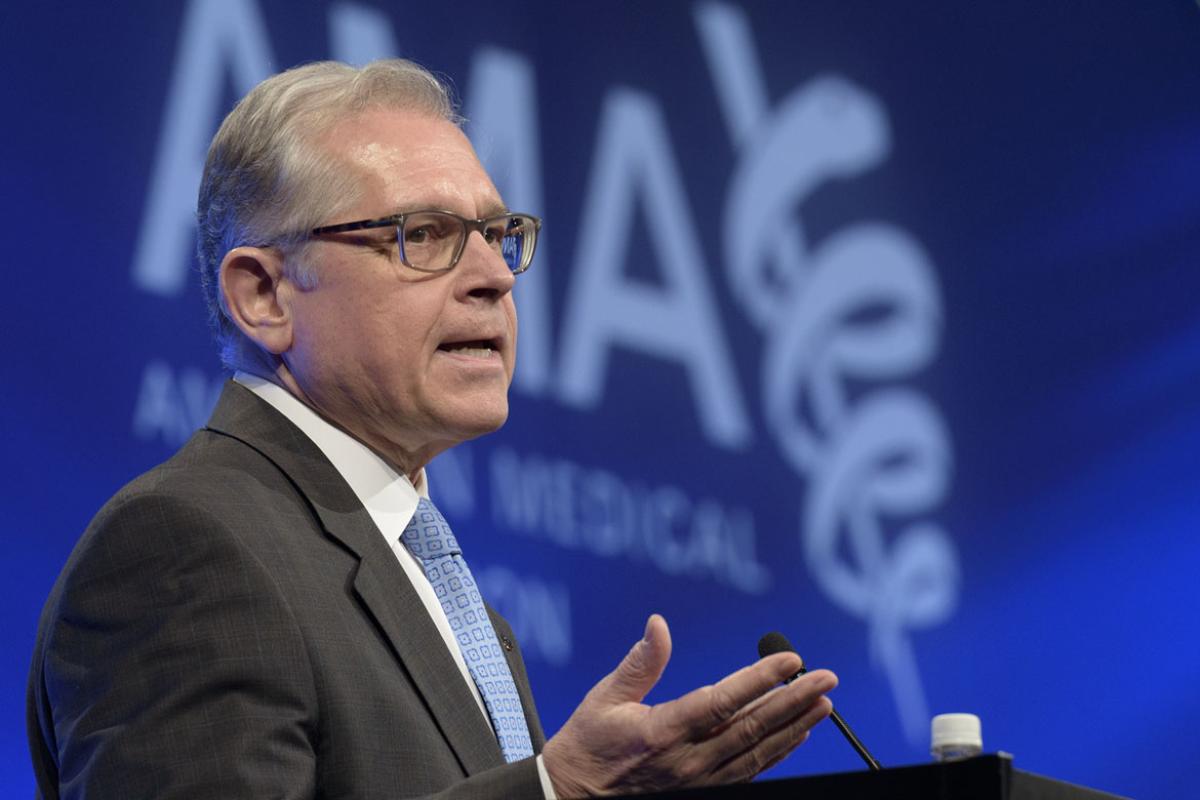 AMA Executive Vice President and CEO James L. Madara, MD