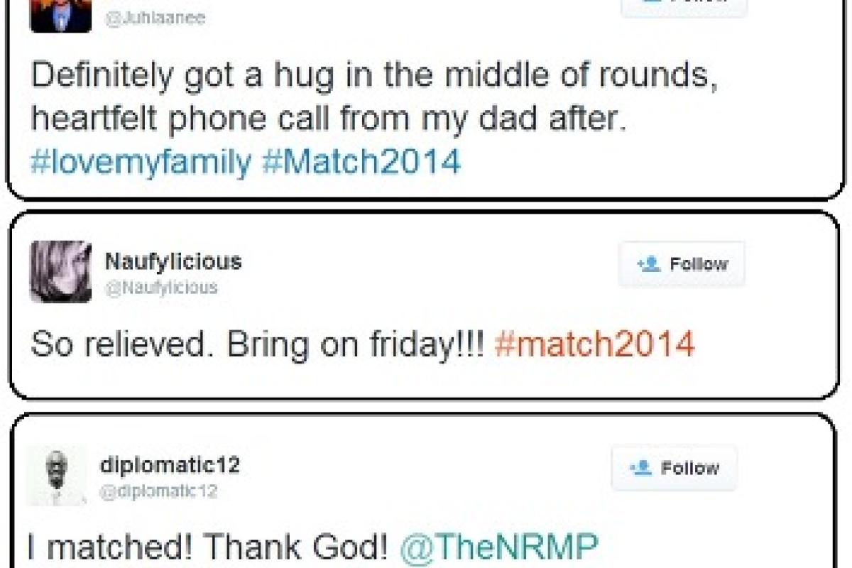 More tweets from medical students awaiting NRMP notice